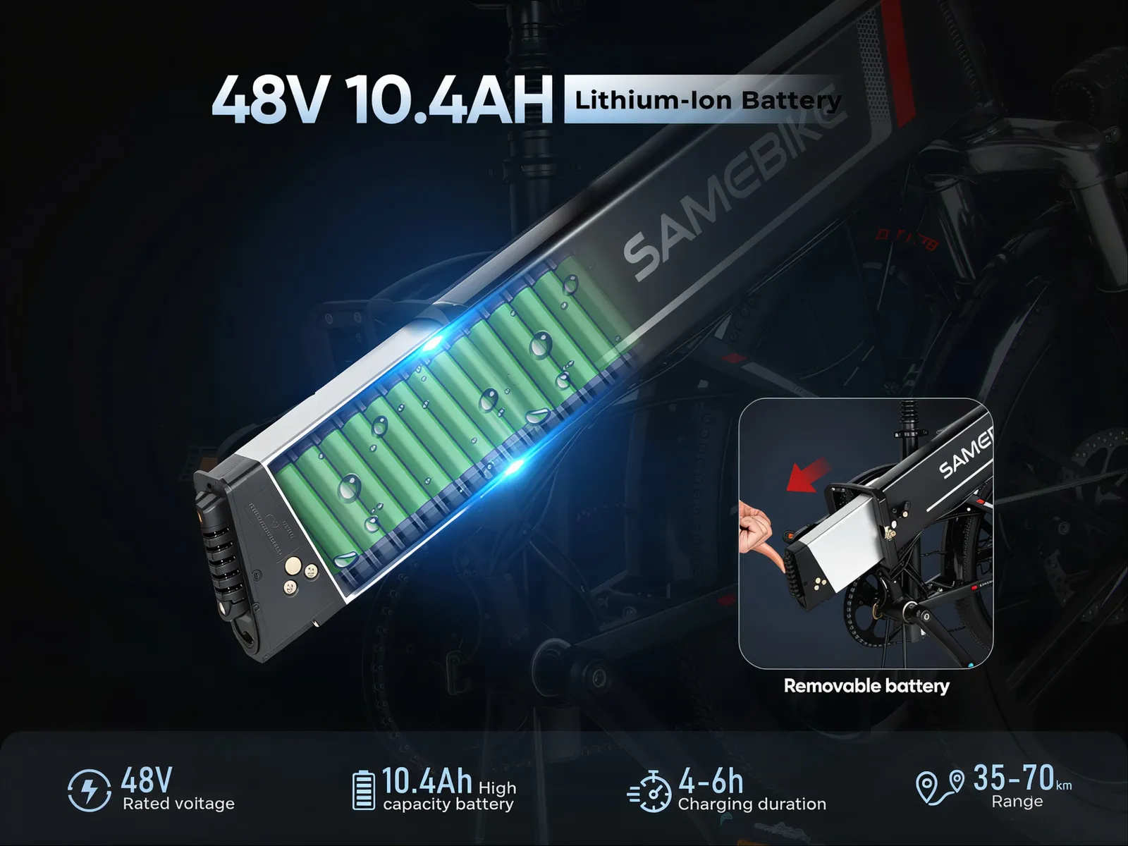 48V Removable Battery
