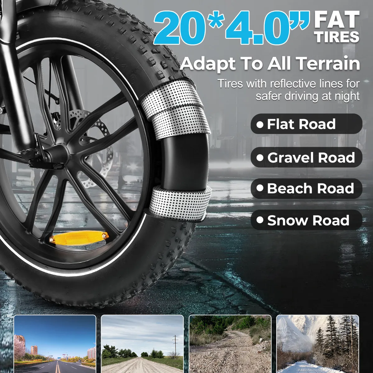 20x4.0 Fat Tires