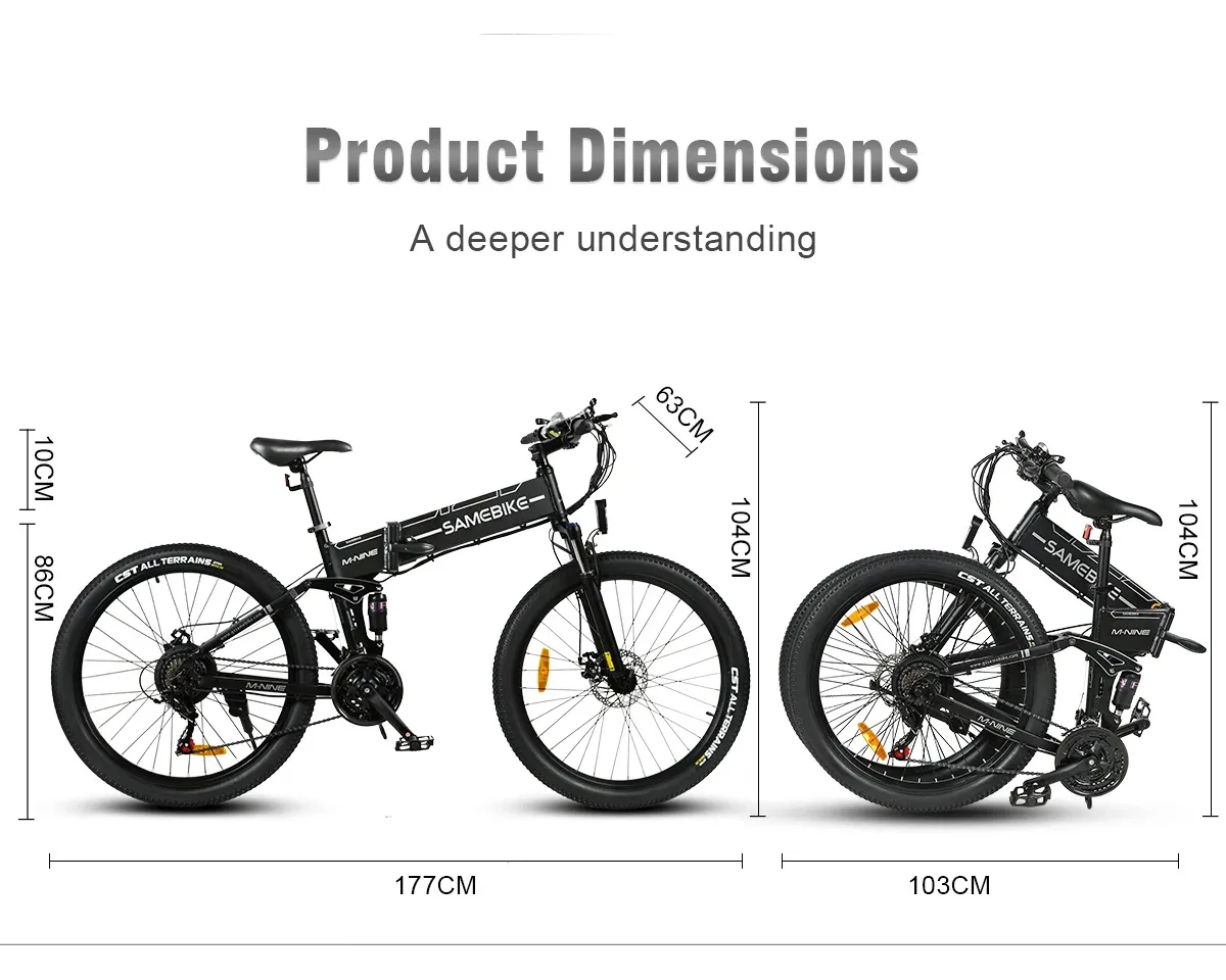 Diseño de bicicleta de montaña plegable