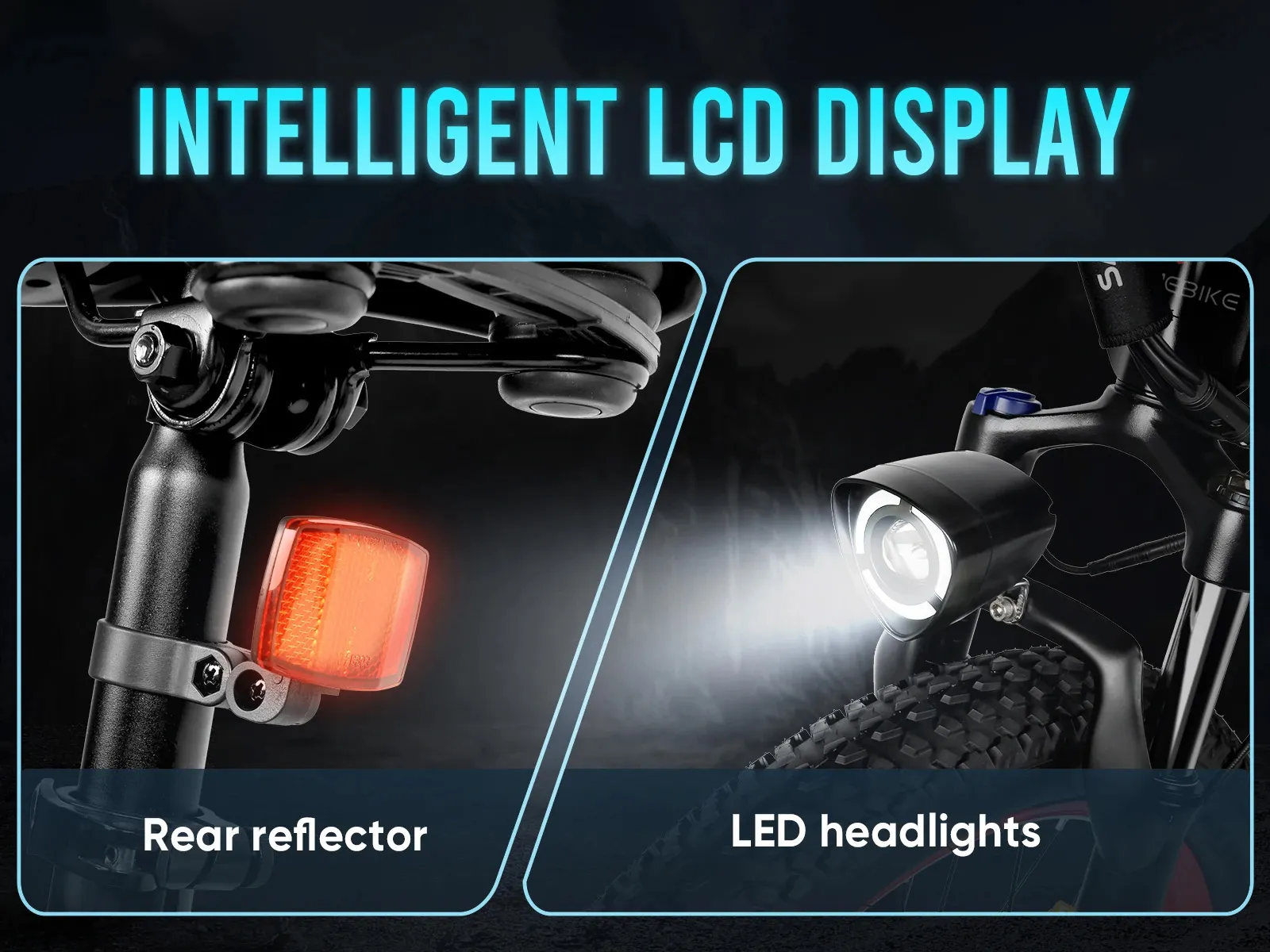 Brillante luz delantera LED