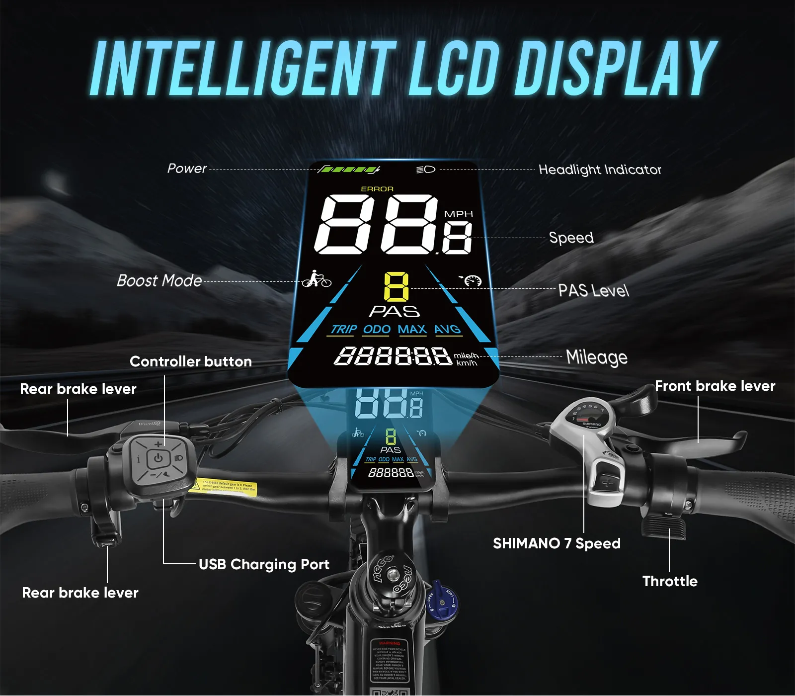 Clear at First Glance LCD Display