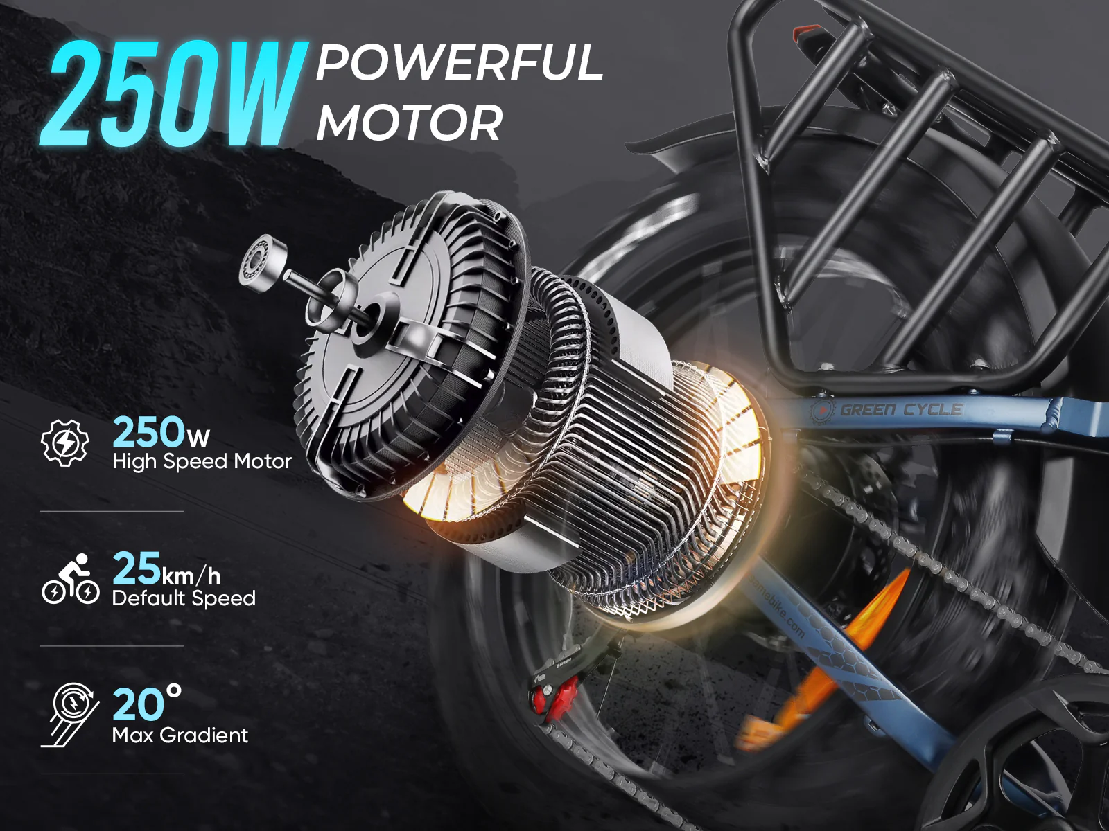 Motor de alto rendimiento de 1000W