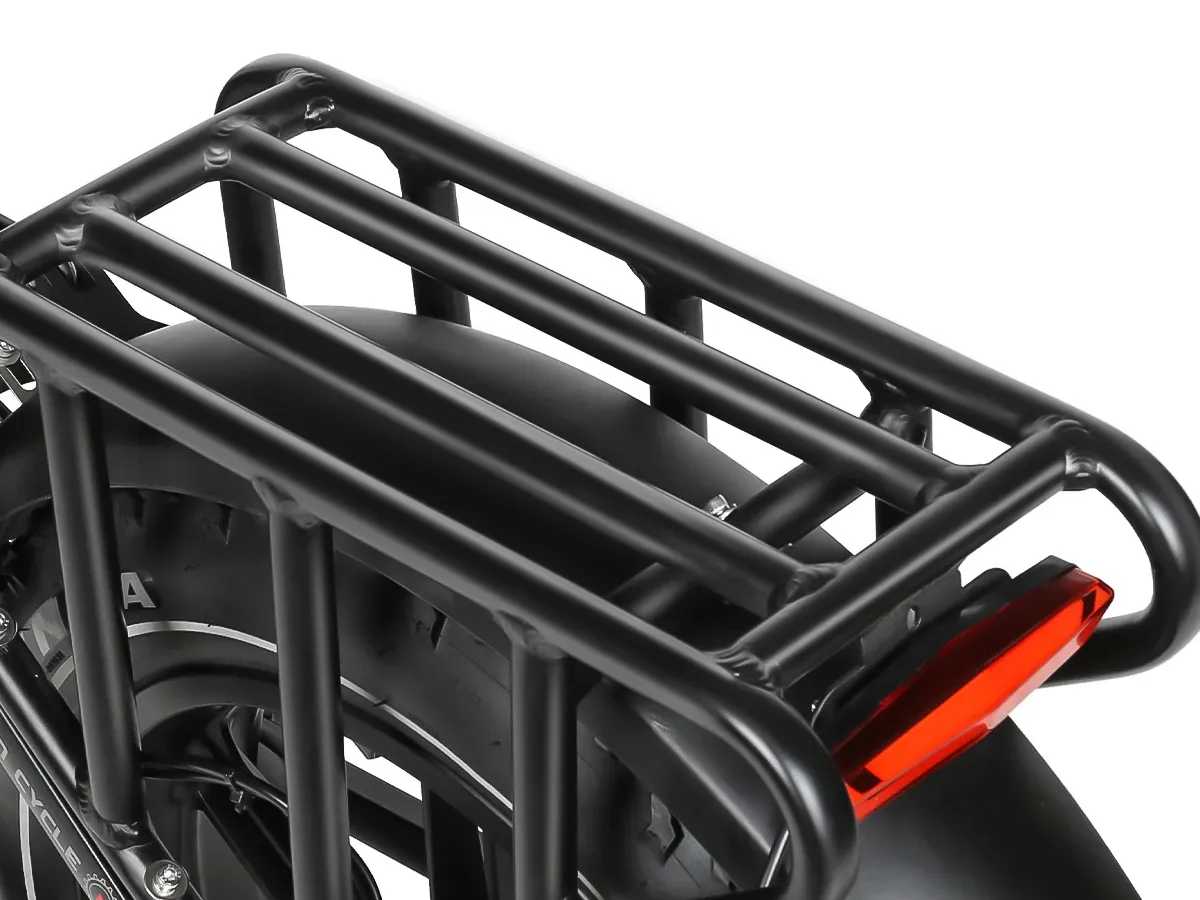 Robusto portaequipajes trasero