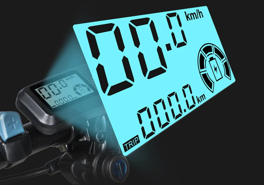 Pantalla LCD monocroma original SAMEBIKE