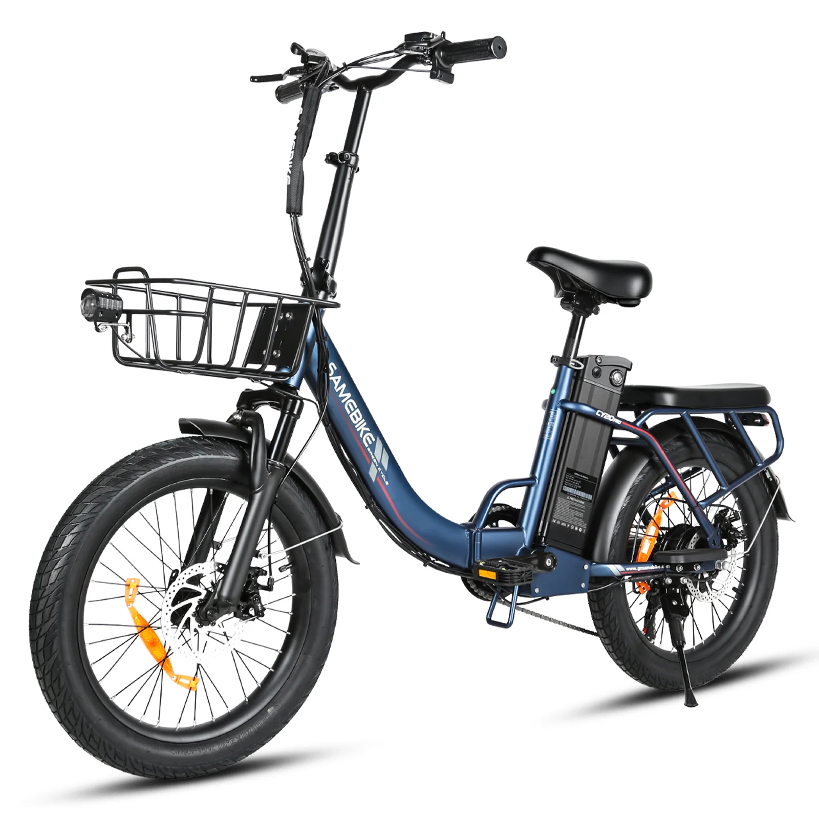 SAMEBIKE CY20 Pro-FT azul lago, vista delantera de tres cuartos