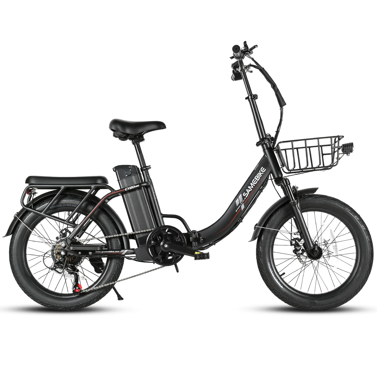 SAMEBIKE CY20 Pro-FT negra, vista lateral derecha