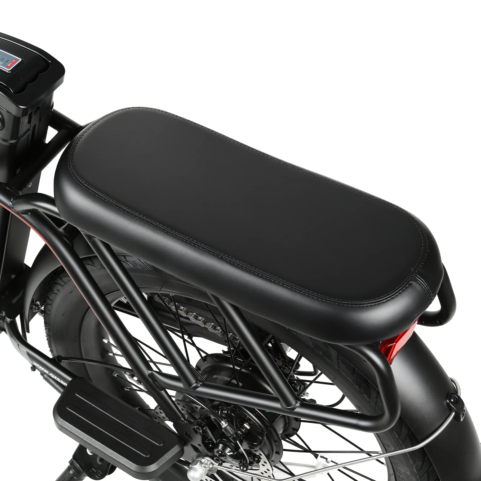 Detalle de la zona trasera de la SAMEBIKE CY20 Pro-FT