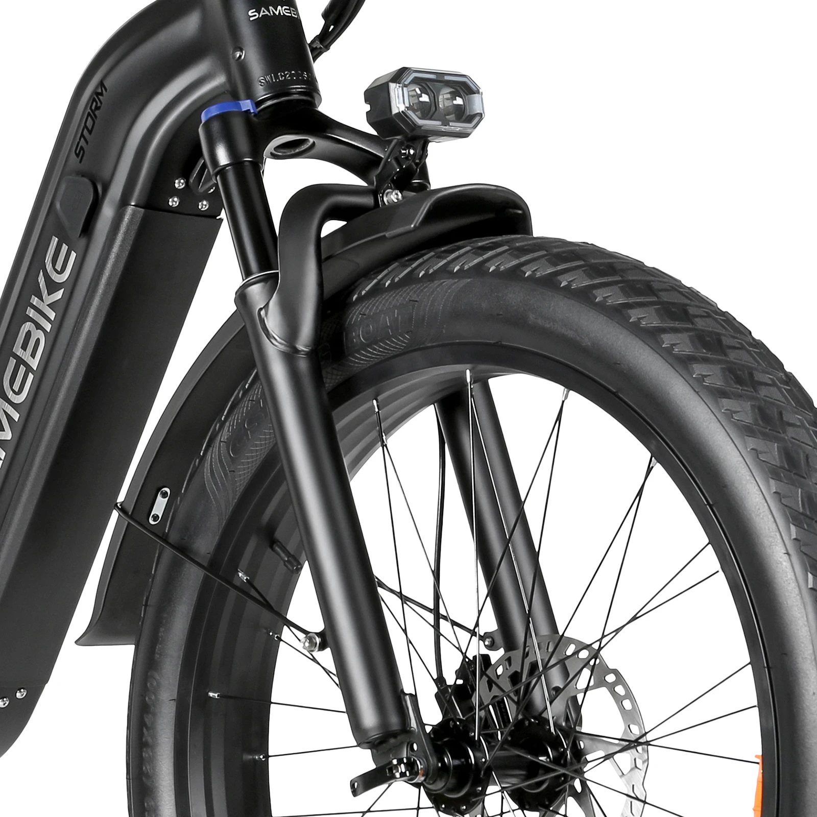Horquilla con suspensión bloqueable de la SAMEBIKE CREST