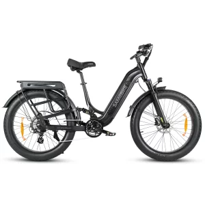SAMEBIKE CREST negra, vista lateral