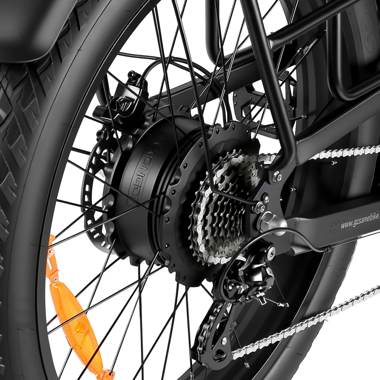 Motor trasero de la SAMEBIKE STORM